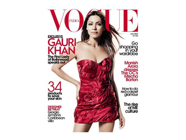 Gauri khan Vogue India in January 2008