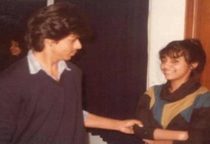 SRK with Gauri Khan during his college days